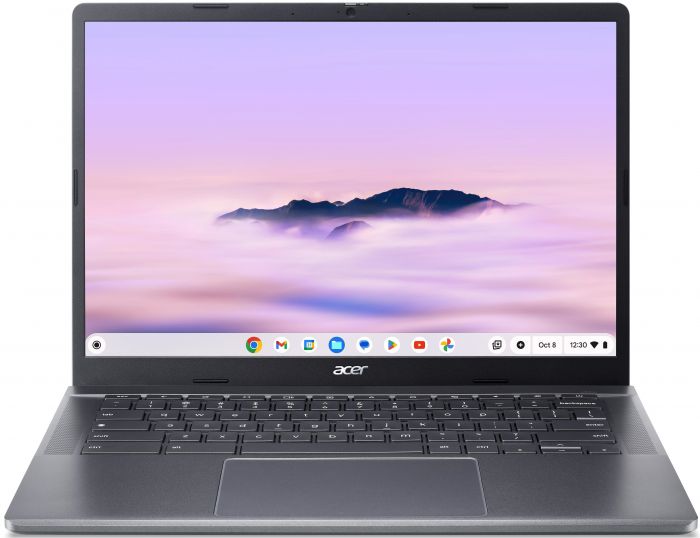 Ноутбук Acer Chromebook Plus CB514-4HT 14" FHD IPS Touch, Intel i3-N305, 8GB, F128GB, UMA, ChromeOS, сірий