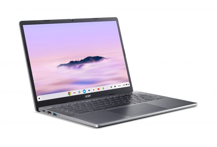 Ноутбук Acer Chromebook Plus CB514-4H 14" FHD IPS, Intel i3-N305, 8GB, F512GB, UMA, ChromeOS, сірий