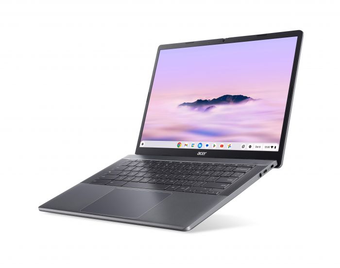 Ноутбук Acer Chromebook Plus CB514-3HT 14" WUXGA IPS Touch, AMD R5-7520C, 16GB, F512GB, UMA, ChromeOS, сірий