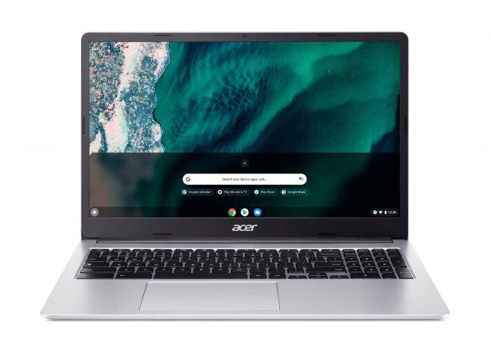 Ноутбук Acer Chromebook CB315-4HT 15" FHD IPS Touch, Intel P N6000, 8GB, F128GB, UMA, ChromeOS, сріблястий