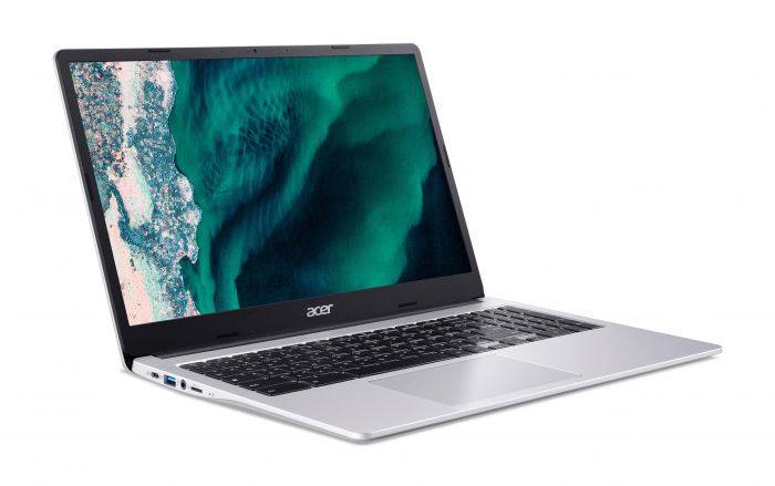 Ноутбук Acer Chromebook CB315-4HT 15" FHD IPS Touch, Intel P N6000, 8GB, F128GB, UMA, ChromeOS, сріблястий