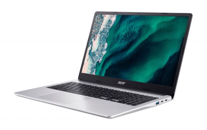 Ноутбук Acer Chromebook CB315-4HT 15" FHD IPS Touch, Intel P N6000, 8GB, F128GB, UMA, ChromeOS, сріблястий