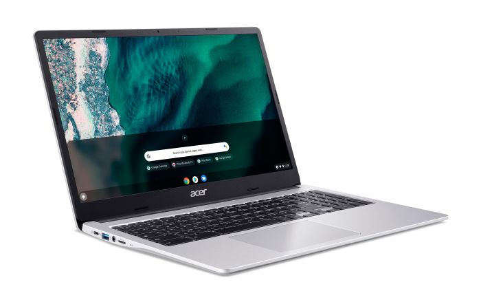 Ноутбук Acer Chromebook CB315-4HT 15" FHD IPS Touch, Intel C N4500, 4GB, F128GB, UMA, ChromeOS, сріблястий