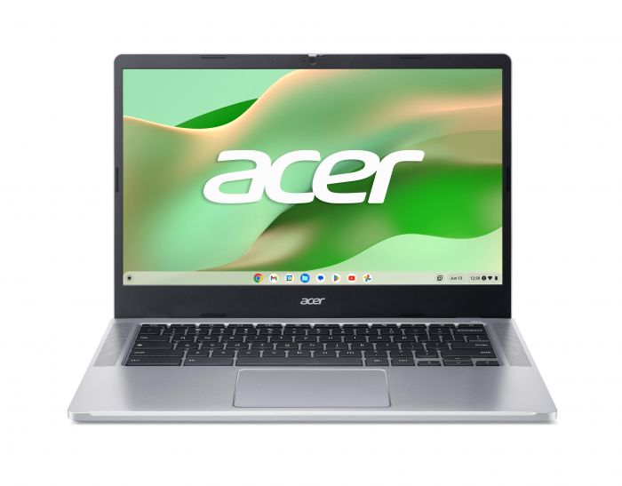 Ноутбук Acer Chromebook CB314-4H 14" FHD IPS, Intel i3-N305, 8GB, F512GB, UMA, ChromeOS, сріблястий