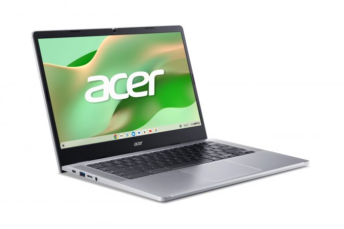 Ноутбук Acer Chromebook CB314-4H 14" FHD IPS, Intel i3-N305, 8GB, F512GB, UMA, ChromeOS, сріблястий