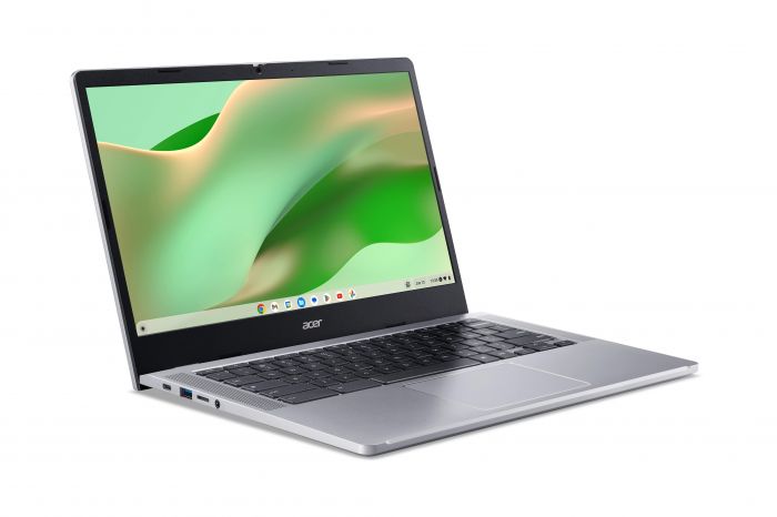 Ноутбук Acer Chromebook CB314-4H 14" FHD IPS, Intel i3-N305, 8GB, F512GB, UMA, ChromeOS, сріблястий