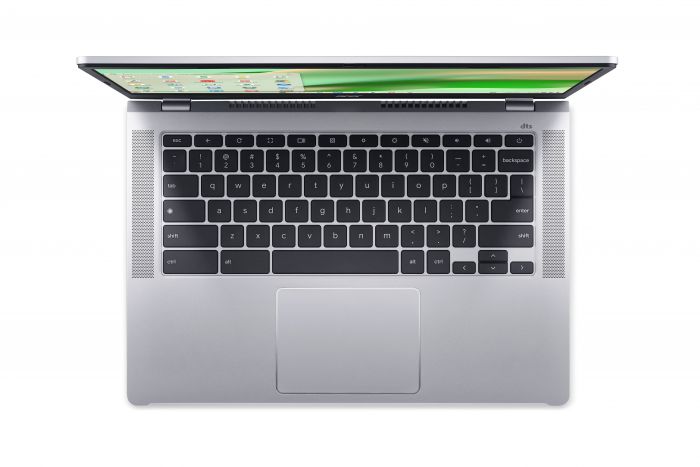 Ноутбук Acer Chromebook CB314-4H 14" FHD IPS, Intel i3-N305, 8GB, F512GB, UMA, ChromeOS, сріблястий