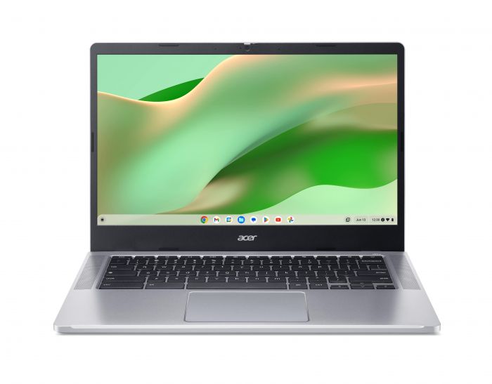 Ноутбук Acer Chromebook CB314-4H 14" FHD IPS, Intel C N100, 8GB, F128GB, UMA, ChromeOS, сріблястий