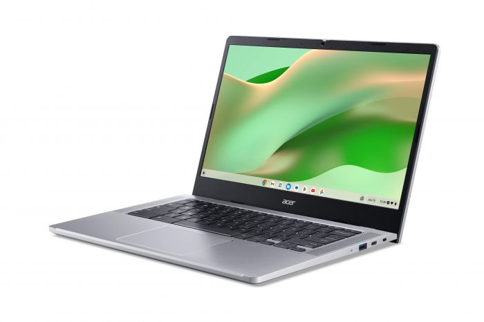 Ноутбук Acer Chromebook CB314-4H 14" FHD IPS, Intel C N100, 8GB, F128GB, UMA, ChromeOS, сріблястий