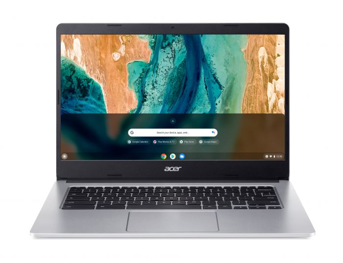 Ноутбук Acer Chromebook CB314-2H 14" FHD IPS, MediaTek MT8183, 8GB, F128GB, UMA, ChromeOS, сріблястий