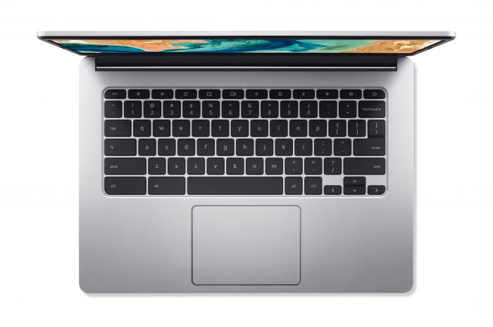 Ноутбук Acer Chromebook CB314-2H 14" FHD IPS, MediaTek MT8183, 8GB, F128GB, UMA, ChromeOS, сріблястий