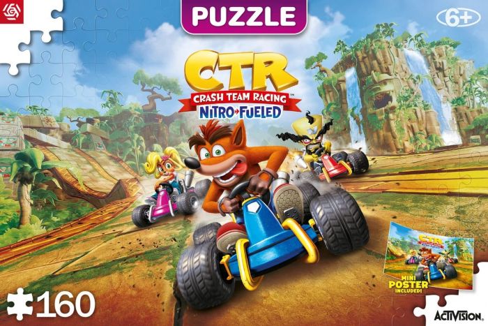 Пазл Crash Team Racing Nitro-Fueled Puzzles 160 ел.