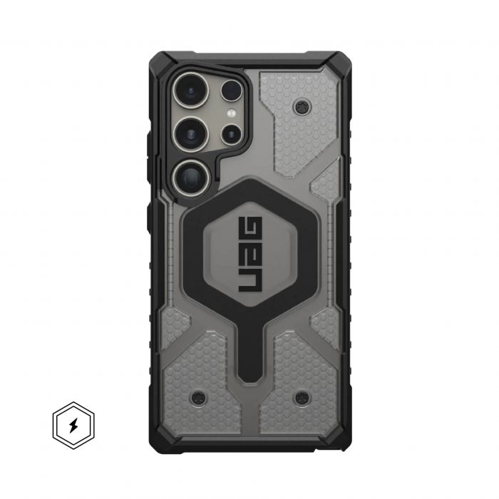 Чохол UAG для Samsung Galaxy S24 Ultra, Pathfinder Clear Pro, Ash