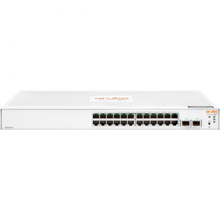 Комутатор HPE Aruba Instant On 1830 24xGE, 2SFP ports, LT Warranty