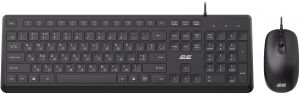 Комплект клавіатура та миша 2E MK405 USB-A, EN/UK/RU, чорний