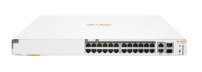 Комутатор HPE Aruba Instant On 1960 24xGE, 20p Class4 4p Class6 PoE 370W, 2хSFP+10GE, 2х10GBASE-T ports, LT Warranty