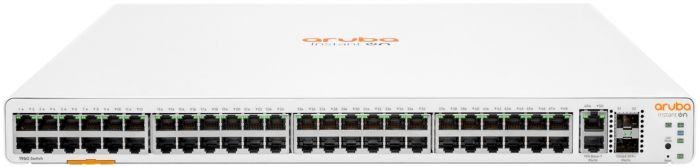 Комутатор HPE Aruba Instant On 1960 48xGE, 2хSFP+10GE, 2х10GBASE-T ports, LT Warranty