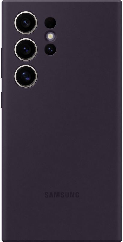 Чохол Samsung для Galaxy S24 Ultra (S928), Silicone Case, фіолетовий темний