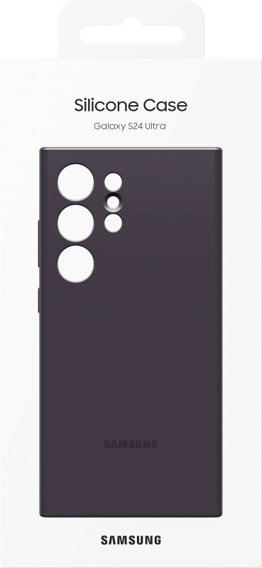Чохол Samsung для Galaxy S24 Ultra (S928), Silicone Case, фіолетовий темний