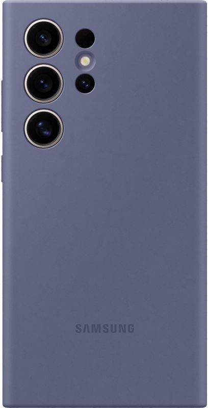 Чохол Samsung для Galaxy S24 Ultra (S928), Silicone Case, фіолетовий