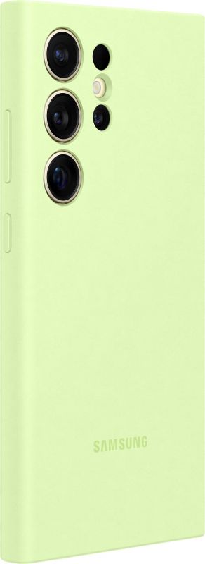 Чохол Samsung для Galaxy S24 Ultra (S928), Silicone Case, зелений світлий