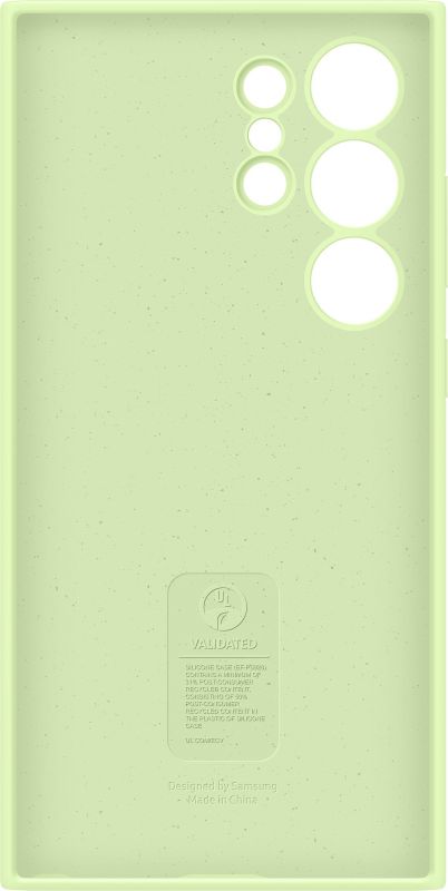 Чохол Samsung для Galaxy S24 Ultra (S928), Silicone Case, зелений світлий