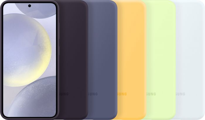 Чохол Samsung для Galaxy S24 (S921), Silicone Case, фіолетовий темний