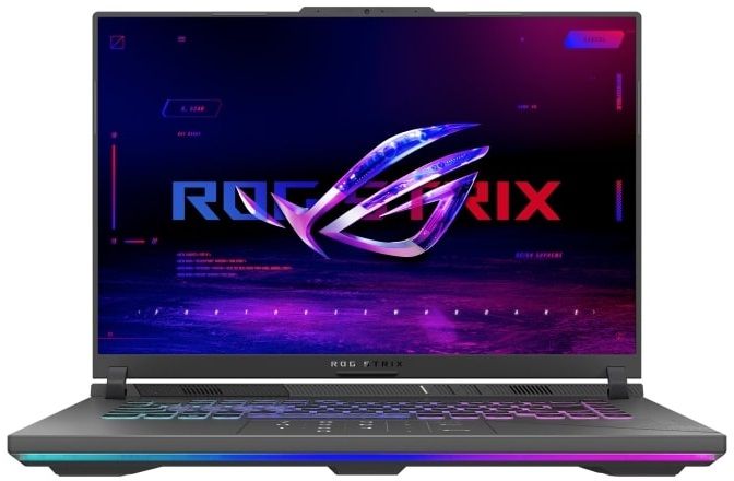 Ноутбук ASUS ROG Strix G16 G614JZR-N4094W 16" QHD+ IPS, Intel i9-14900HX, 32GB, F1TB, NVD4080-12, Win11, Сірий