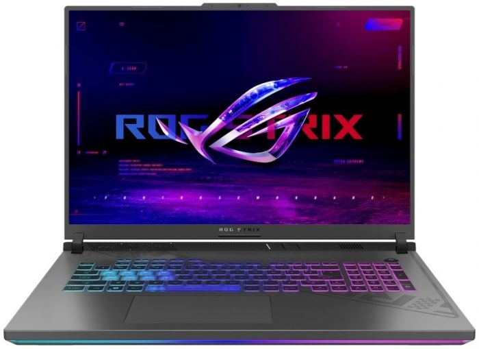 Ноутбук ASUS ROG Strix G18 G814JV-N5167 18" FHD+ IPS, Intel i7-13650HX, 16GB, F1TB, NVD4060-8, NoOS, Сірий