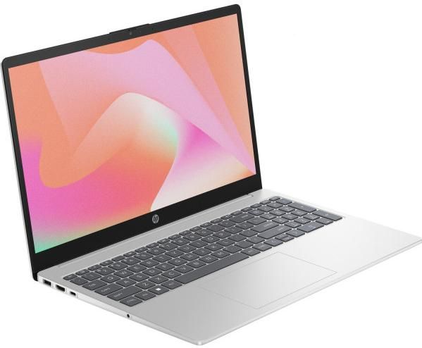 Ноутбук HP 15-fc0029ua 15.6" FHD IPS AG, AMD R3-7320U, 8GB, F512GB, UMA, Win11, сріблястий