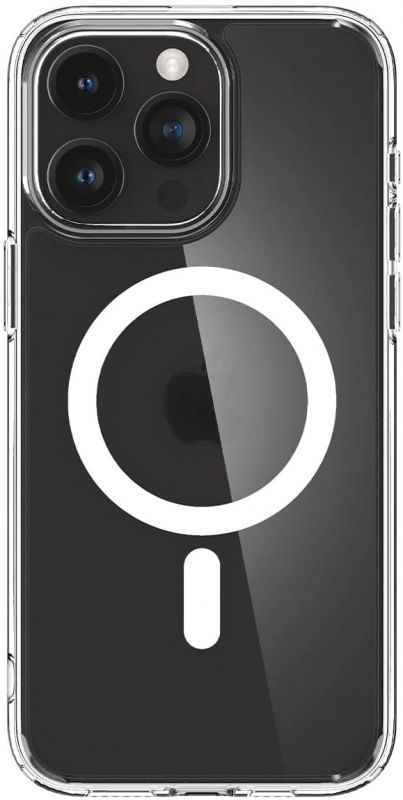 Чохол Spigen для iPhone 15 Pro Max, Ultra Hybrid MagFit, Frost Clear