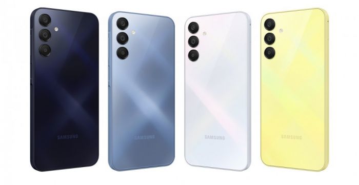 Смартфон Samsung Galaxy A15 (A155) 6.5" 4/128ГБ, 2SIM, 5000мА•год, синій