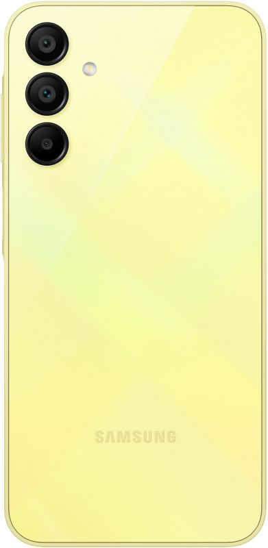 Смартфон Samsung Galaxy A15 (A155) 6.5" 4/128ГБ, 2SIM, 5000мА•год, жовтий