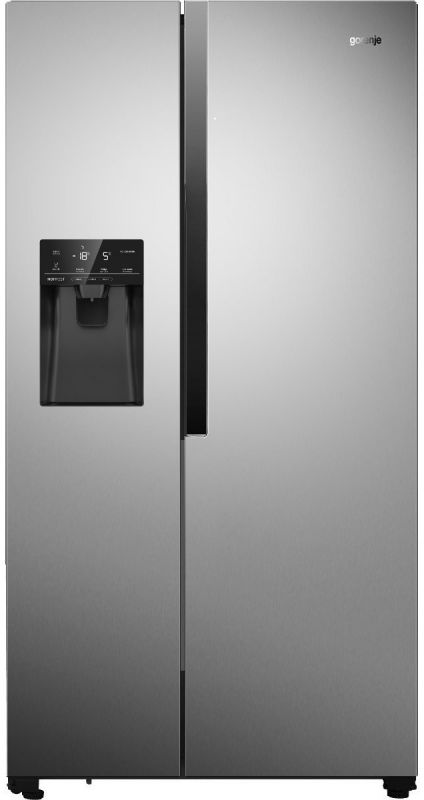 Холодильник Gorenje SBS, 179x68x91см, 2 дв., Х- 368л, М- 167л, A++, NF Plus,  Інвертор, диспенсер, резервуар, Дисплей, сірий