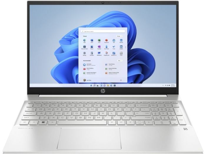 Ноутбук HP Pavilion 15-eh1130ua 15.6" FHD IPS AG, AMD R7-5700U, 16GB, F512GB, UMA, Win11, білий