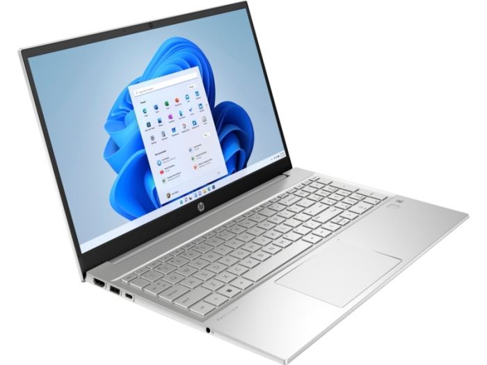 Ноутбук HP Pavilion 15-eh1133ua 15.6" FHD IPS AG, AMD R7-5700U, 16GB, F512GB, UMA, DOS, сріблястий