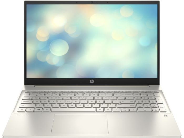 Ноутбук HP Pavilion 15-eh1124ua 15.6" FHD IPS AG, AMD R5-5500U, 16GB, F1024GB, UMA, DOS, золотистий