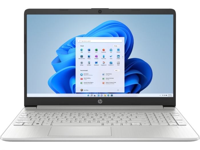 Ноутбук HP 15s-eq2048ua 15.6" FHD IPS AG, AMD R7-5700U, 16GB, F1024GB, UMA, Win11, сріблястий