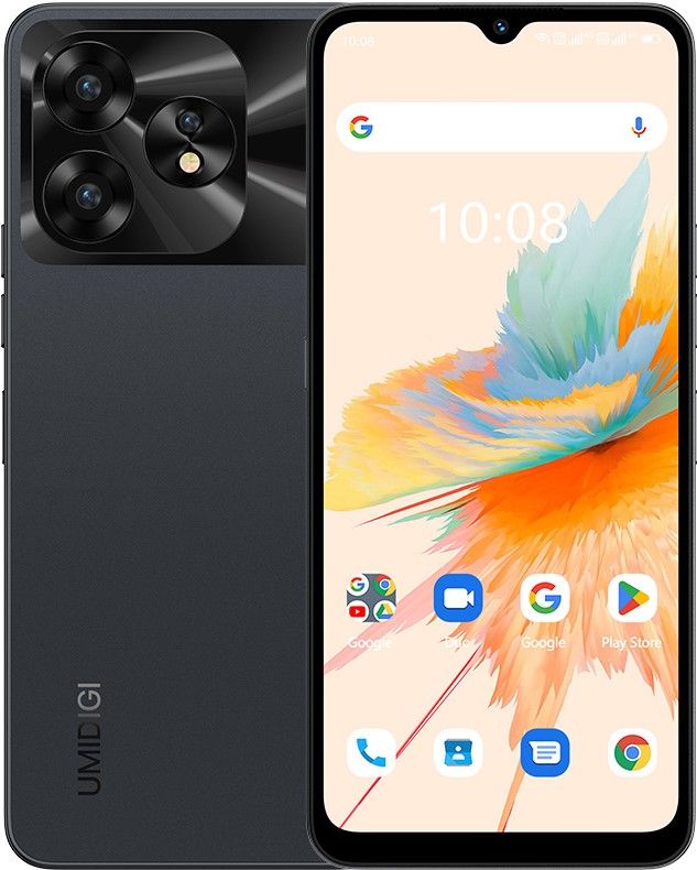 Смартфон UMIDIGI A15C (MP34) 6.7" 8/128ГБ, 2SIM, 5000мА·год, чорний