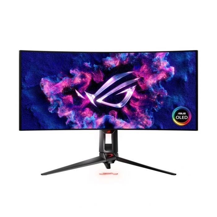 Монітор Asus 33.9" ROG Swift PG34WCDM 2xHDMI, DP, USB-C, 3xUSB, MM, OLED, 3440x1440, 21:9, 240Hz, 0.03ms, DCI-P3 99%, CURVED, AdaptiveSync, HAS, HDR400