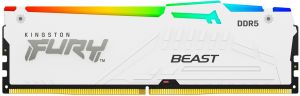 Пам'ять ПК Kingston DDR5 32GB 6000 FURY Beast Білий RGB EXPO
