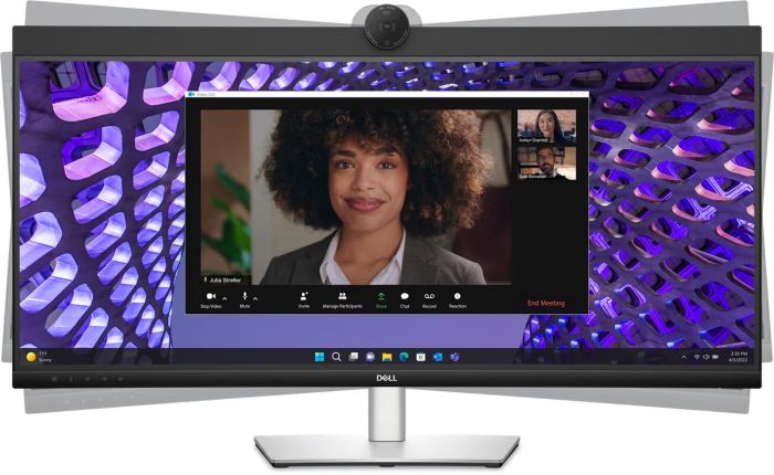 Монітор DELL 34" P3424WEB HDMI, DP, USB-C, RJ-45, MM, IPS, 3440x1440, sRGB 99%, CURVED, HAS, Cam