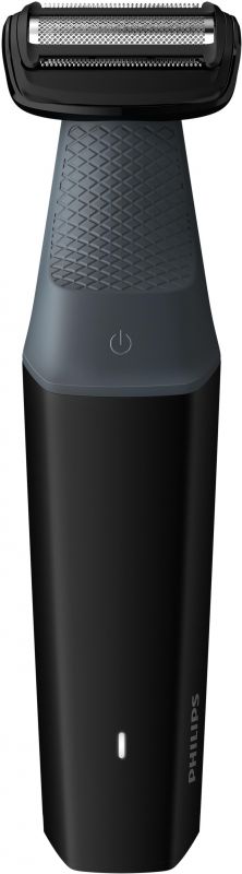 Тример Philips Series 3001, для тіла та інтимних зон, акум., насадок-1, сталь, чорний