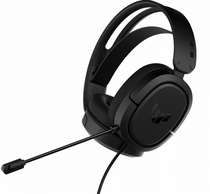 Гарнітура ASUS TUF Gaming H1 7.1, mini-jack/dual 3.5мм, 1.2м/1.2м, чорний