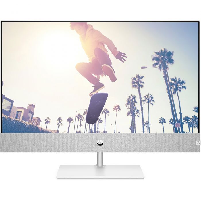 Комп'ютер персональний моноблок HP Pavilion 27" FHD IPS AG, AMD R3-5300U, 8GB, F512GB, UMA, WiFi, кл+м, DOS, білий