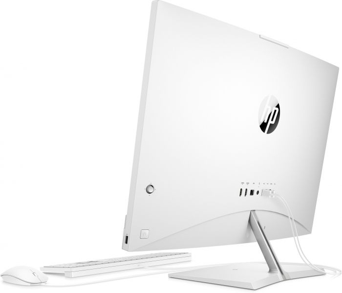 Комп'ютер персональний моноблок HP Pavilion 27" FHD IPS AG, AMD R3-5300U, 8GB, F512GB, UMA, WiFi, кл+м, DOS, білий