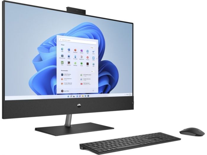 Комп'ютер персональний моноблок HP Pavilion 31.5" QHD IPS, Intel i5-12400T, 16GB, F512GB, NVD3050Ti-4, WiFi, кл+м, DOS, чорний