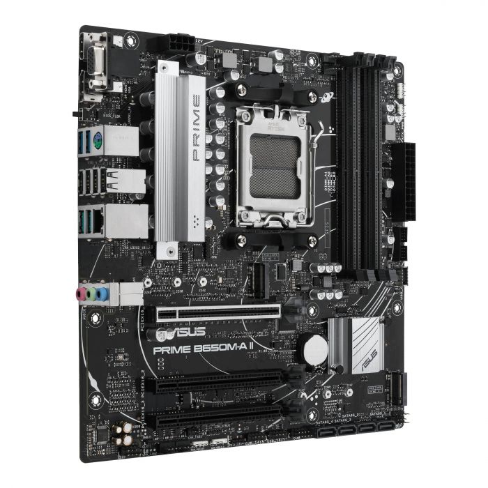 Материнcька плата ASUS PRIME B650M-A II-CSM sAM5 B650 4xDDR5 M.2 D-Sub HDMI DP mATX