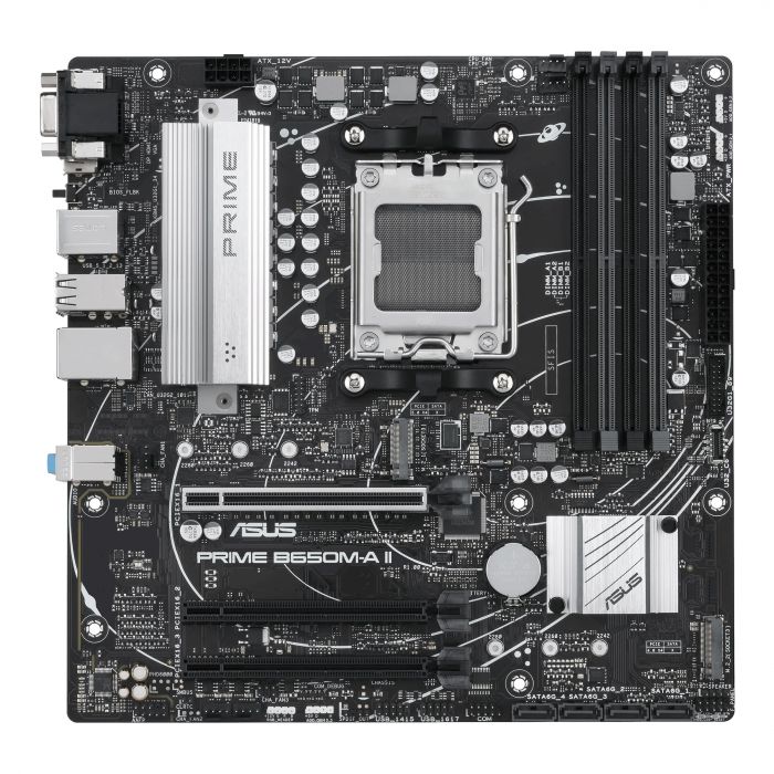 Материнcька плата ASUS PRIME B650M-A II-CSM sAM5 B650 4xDDR5 M.2 D-Sub HDMI DP mATX