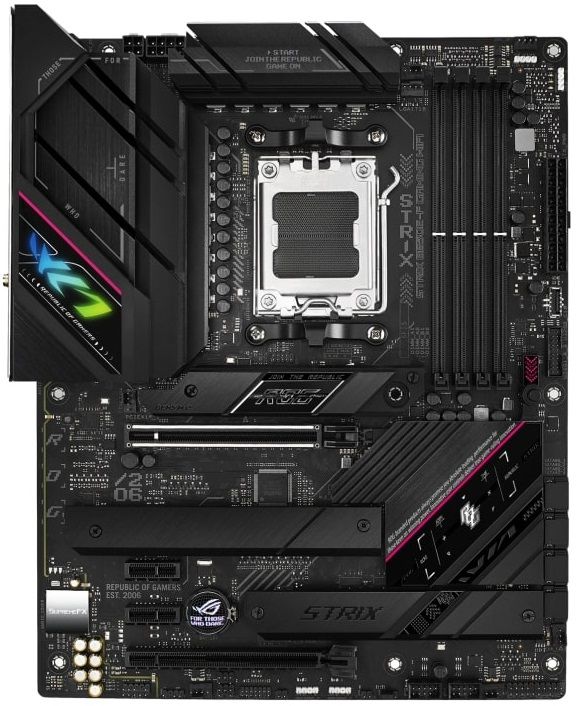 Материнcька плата ASUS ROG STRIX B650E-F GAMING WIFI sAM5 B650 4xDDR5 M.2 HDMI DP WiFi BT ATX